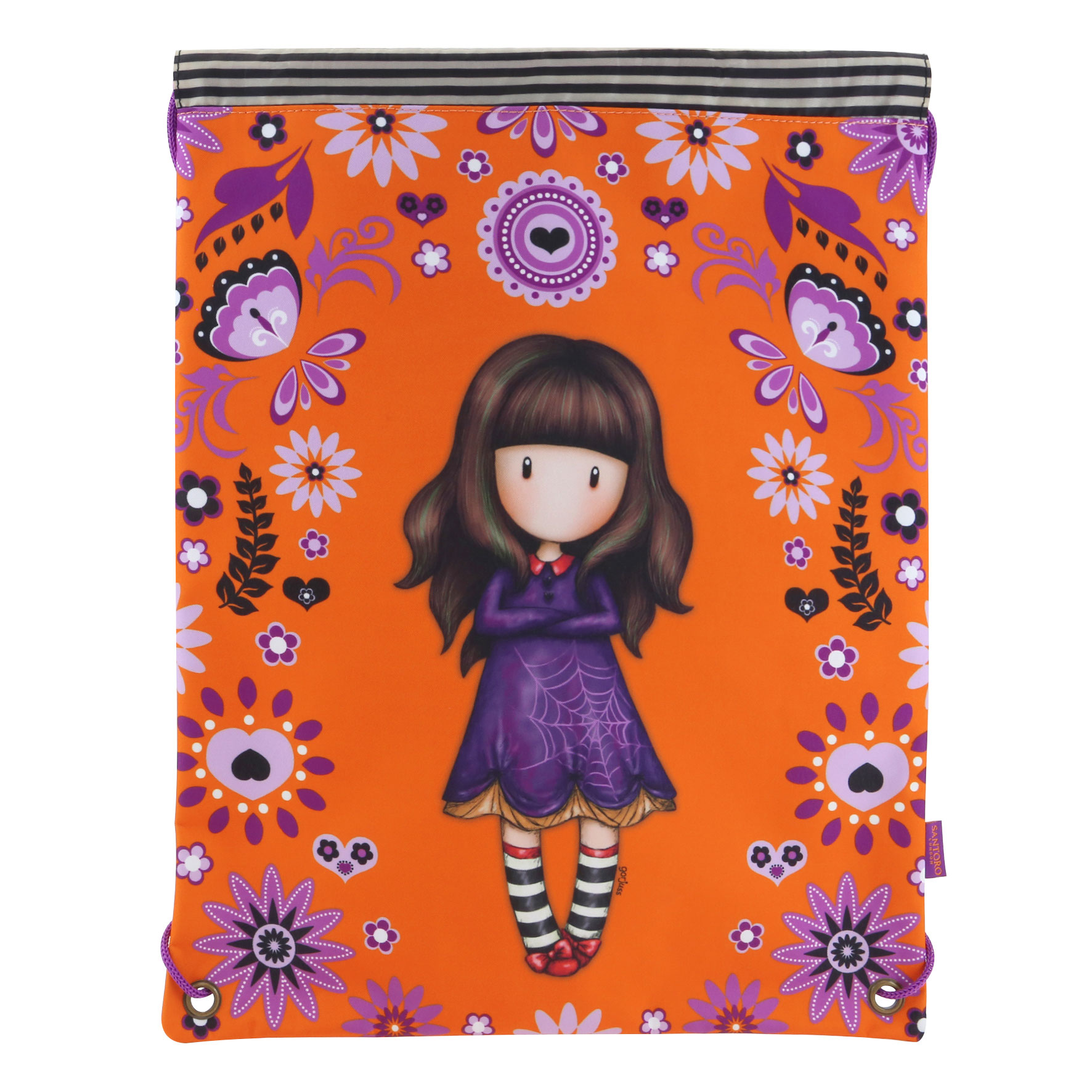 Santoro London Beutel für Wechselschuhe Gorjuss Fiesta Cobwebs